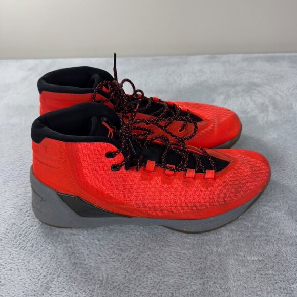 Under Armour Curry 3 Bolt Orange Athletic Shoes Men’s Size 13 US - 1269279-810 - Picture 6 of 15